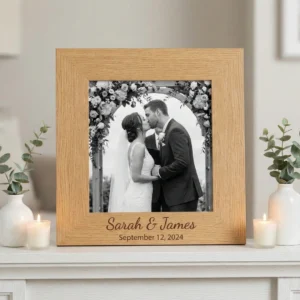 Home personalized wedding frame