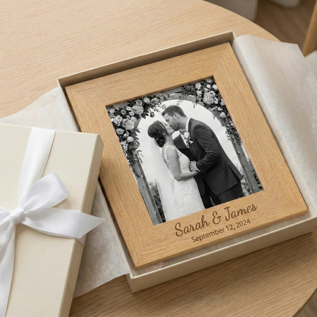 Home personalized wedding frame